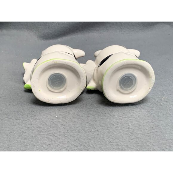 Vintage Sunflower Cow Salt & Pepper Shaker Set - Hand-Painted Ceramic - Picture 4 of 8